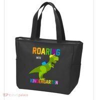 Roaring Into Kindergarten Tote Bag thumb 3