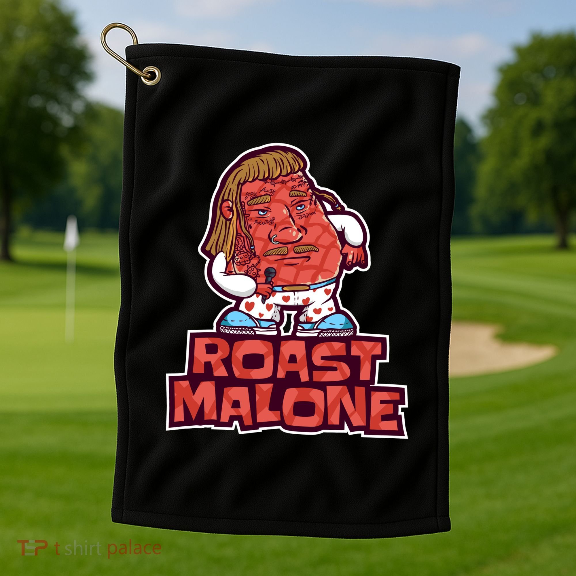 Roast Malone Golf Towel