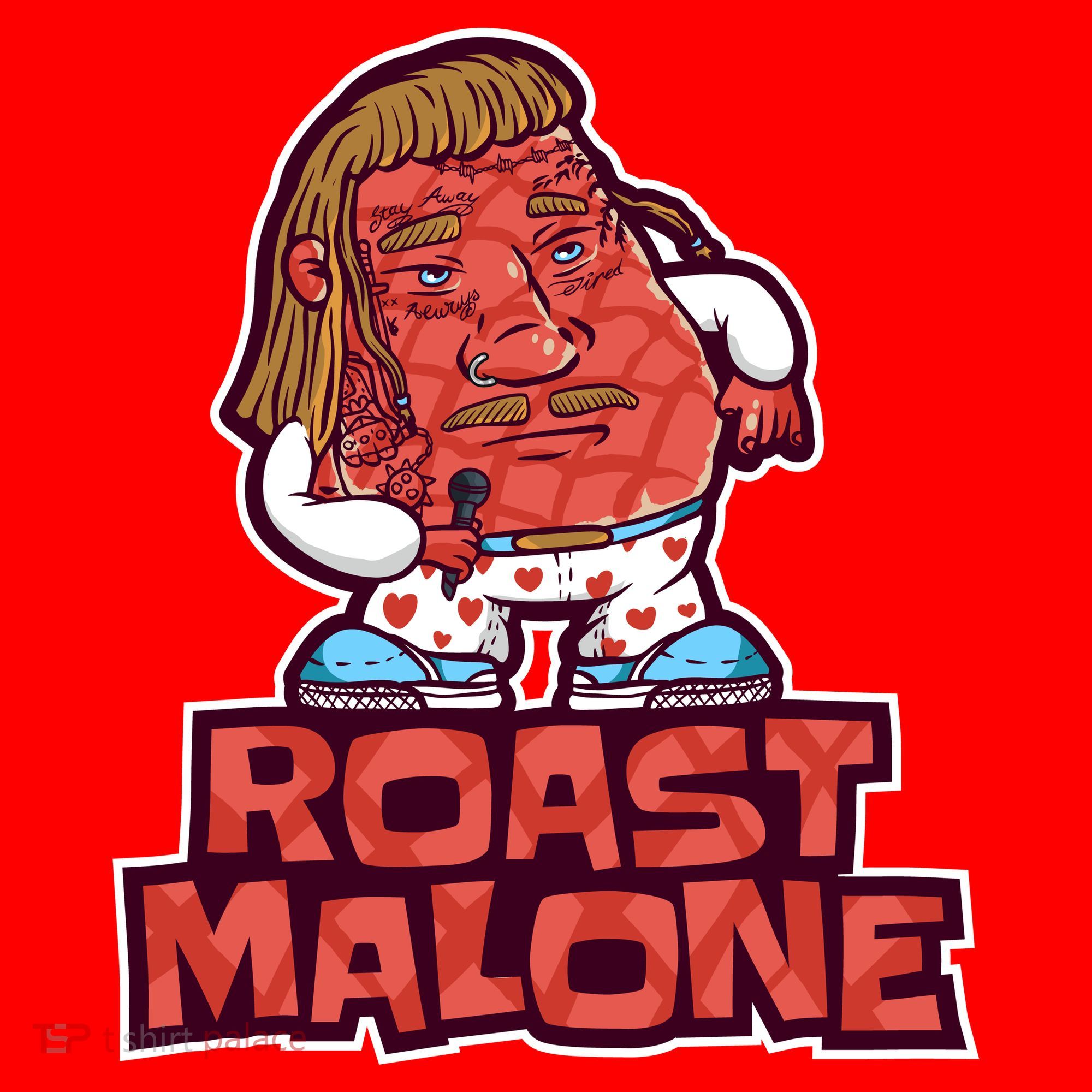 Roast Malone Santa Hat