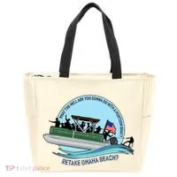 Retake Omaha Beach Tote Bag thumb 0