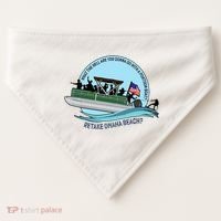 Retake Omaha Beach USA-Made Doggie Bandana thumb 0