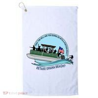 Retake Omaha Beach Golf Towel thumb 0