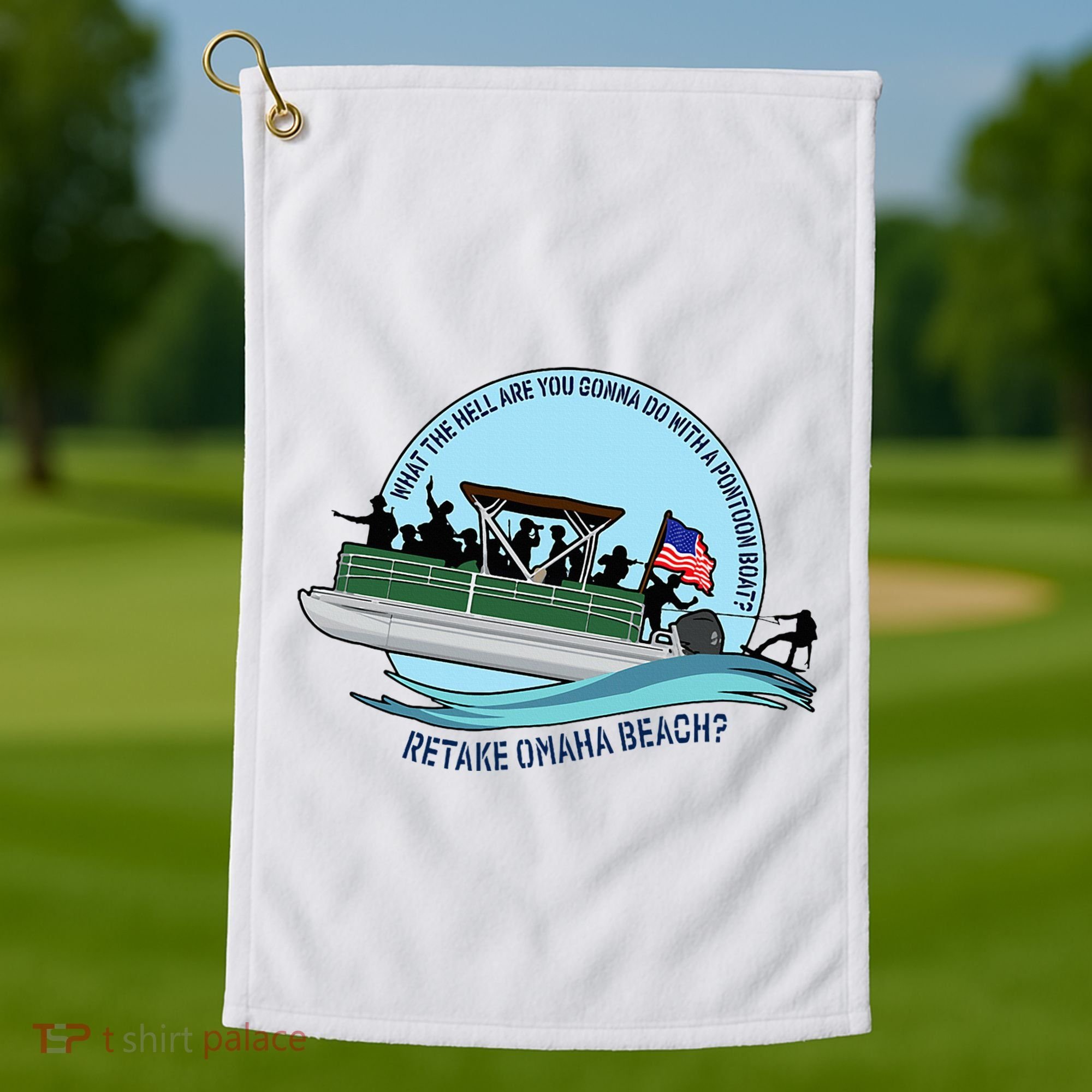 Retake Omaha Beach Golf Towel