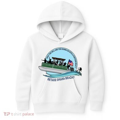 Retake Omaha Beach Kids Hoodie