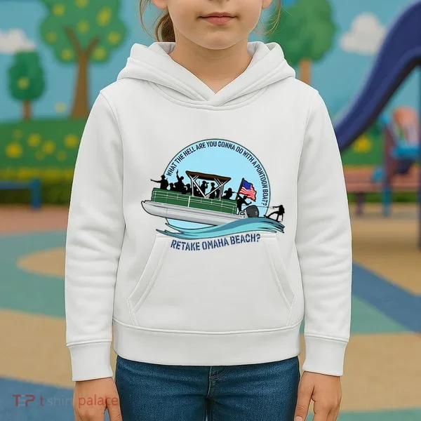Retake Omaha Beach Kids Hoodie
