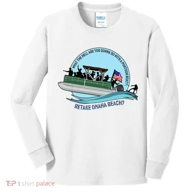 Retake Omaha Beach Kids Long Sleeve Shirt