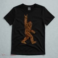 Rock On Bigfoot Sasquatch Loves Rock And Roll Sunglasses On T-Shirt thumb 5