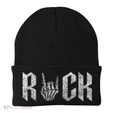 Rock On Band For  Rock And Roll Beanie