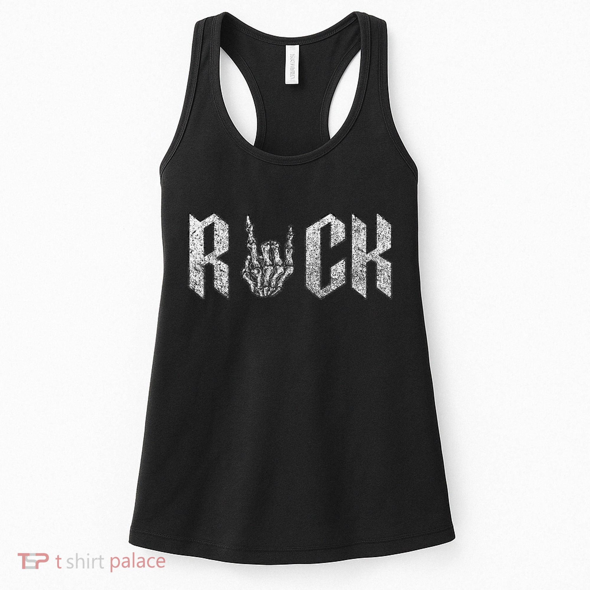 Rock On Band For  Rock And Roll Women's Tank Top