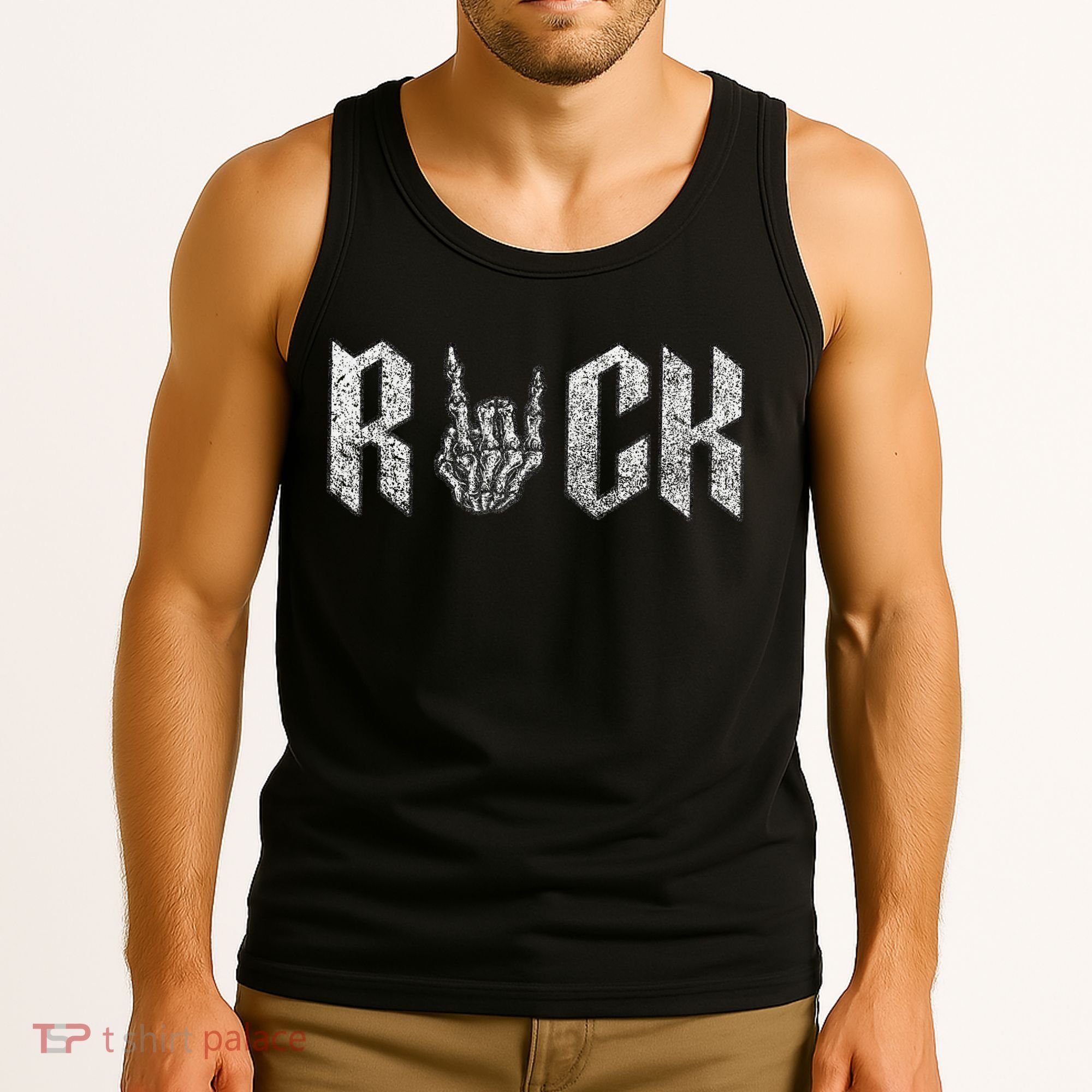 Rock On Band For  Rock And Roll Tank Top