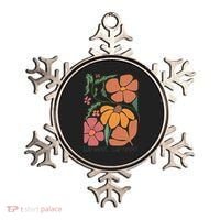 Retro Orange Blooms Groovy Floral We Exist We Resist Ornament thumb 0
