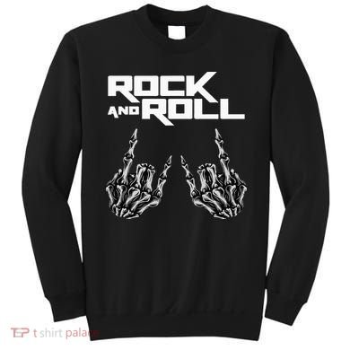 Rock On Band S For Women Rock And Roll Sweatshirt