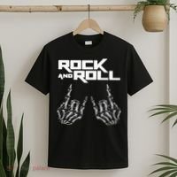 Rock On Band S For Women Rock And Roll T-Shirt thumb 2