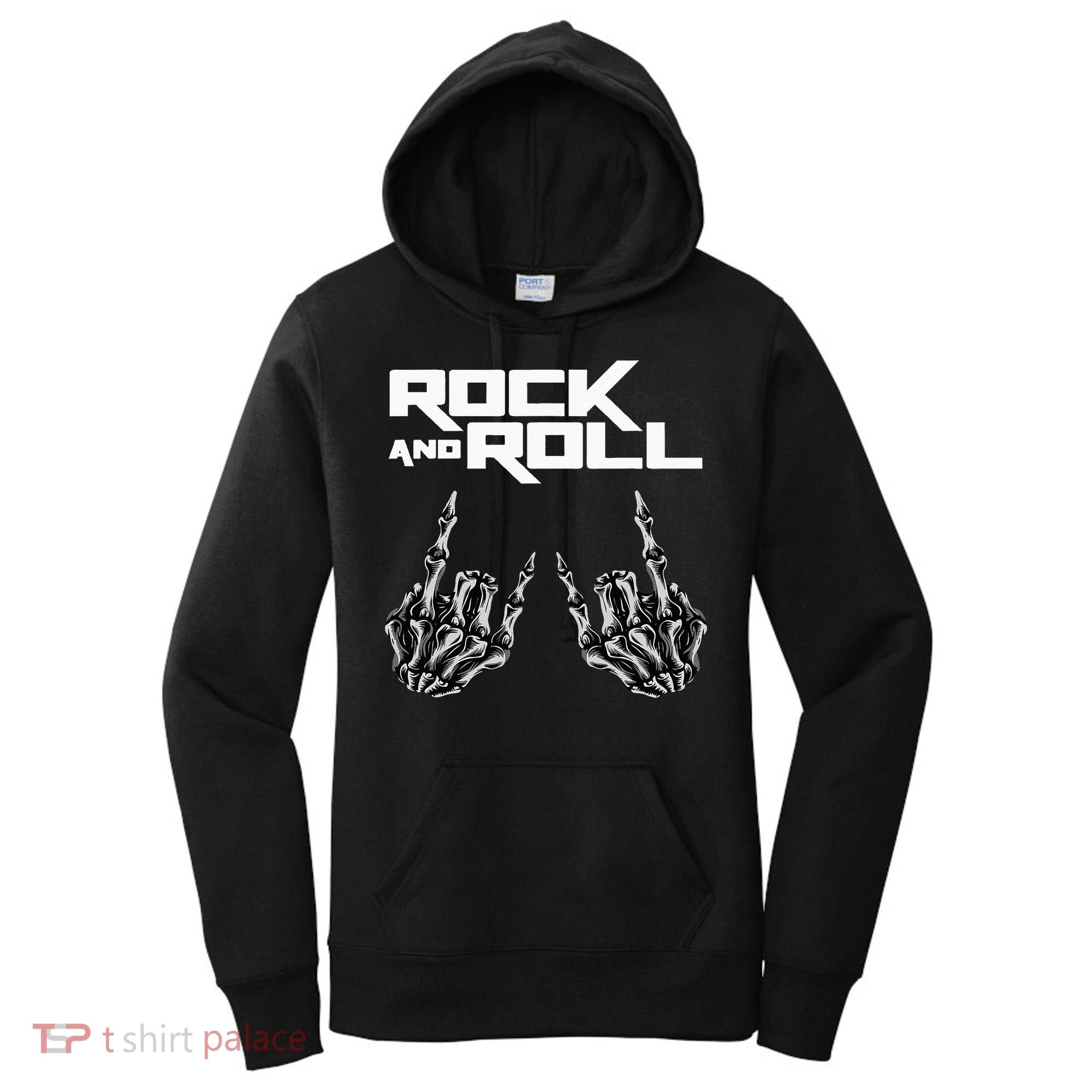 Rock On Band S For Women Rock And Roll Women's Hoodie