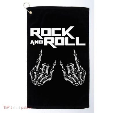 Rock On Band S For Women Rock And Roll Golf Towel