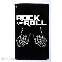 Rock On Band S For Women Rock And Roll Golf Towel thumb 0