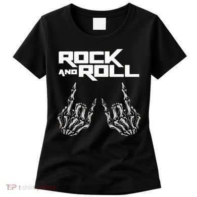 Rock On Band S For Women Rock And Roll Women's T-Shirt