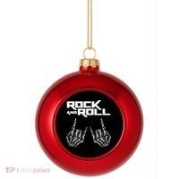Rock On Band S For Women Rock And Roll Plastic Christmas Ball Ornament thumb 0