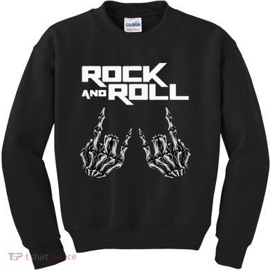 Rock On Band S For Women Rock And Roll Kids Sweatshirt