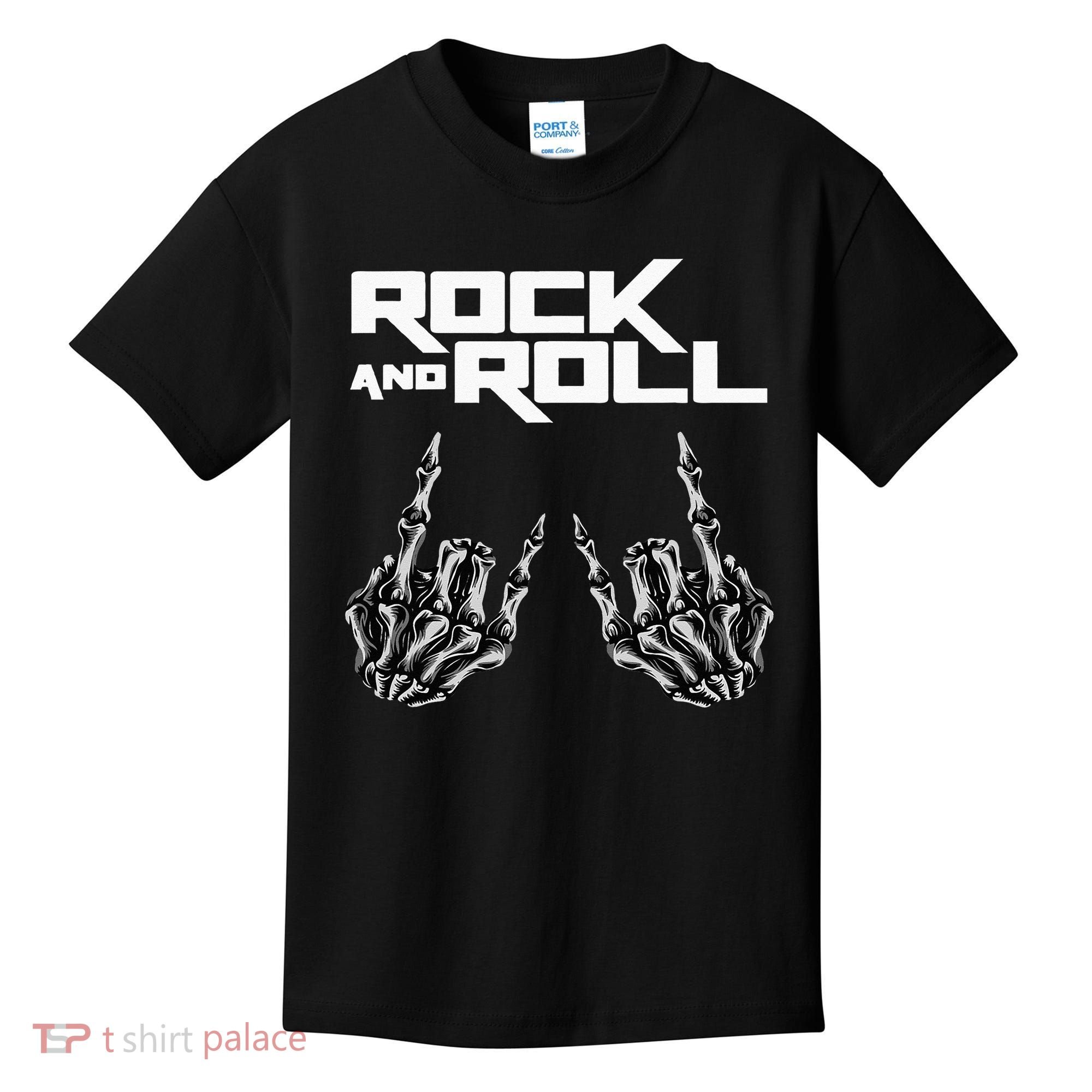 Rock On Band S For Women Rock And Roll Kids T-Shirt