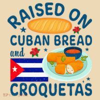 Raised On Cuban Bread And Croquetas Cuba Cuban Tote Bag thumb 4