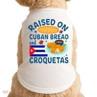 Raised On Cuban Bread And Croquetas Cuba Cuban Doggie Tank thumb 0