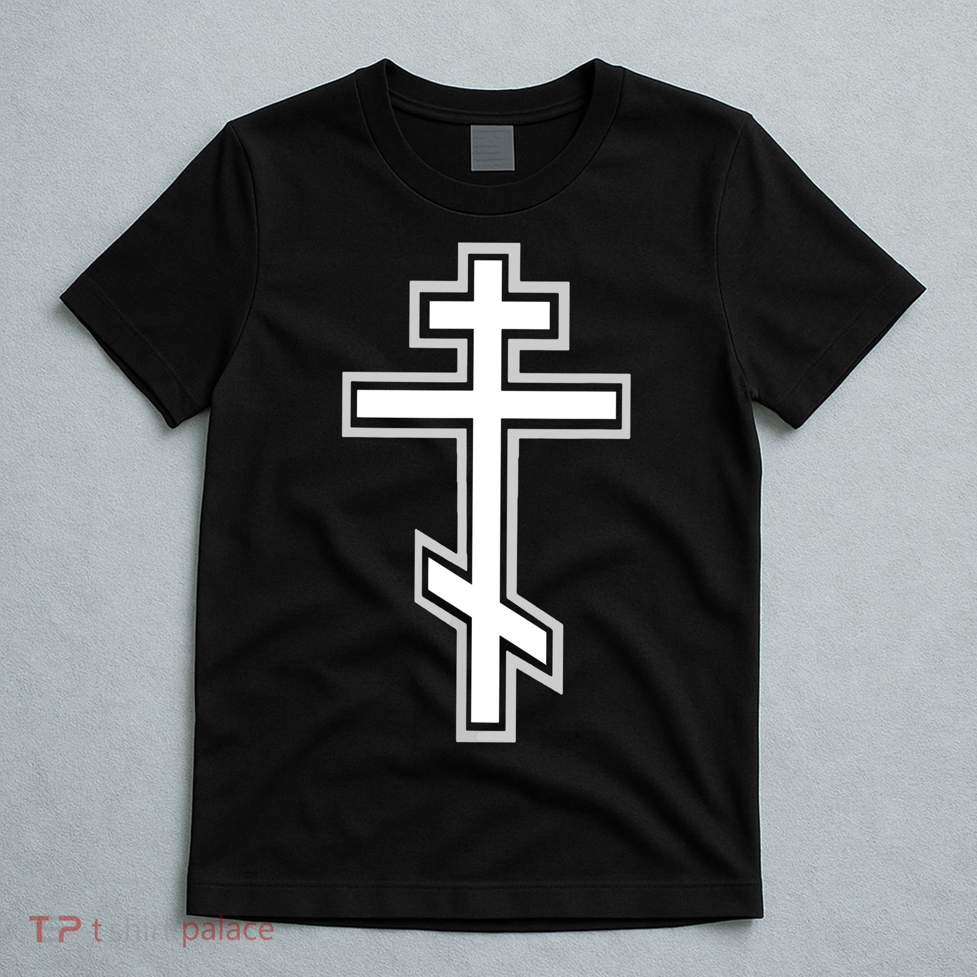 Russian Orthodox Cross Crucifix Christian T-Shirt