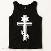 Russian Orthodox Cross Crucifix Christian Tank Top thumb 2