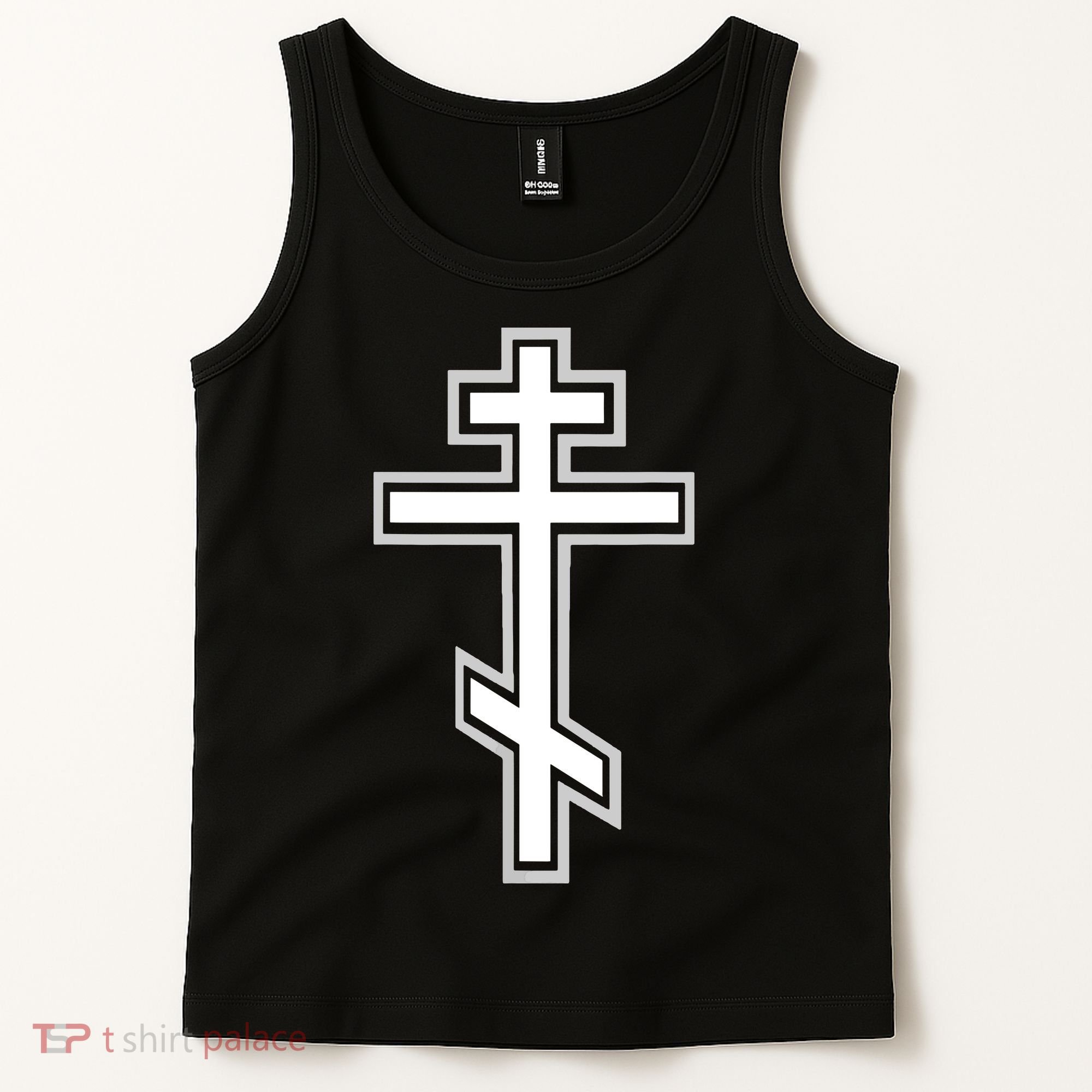 Russian Orthodox Cross Crucifix Christian Tank Top