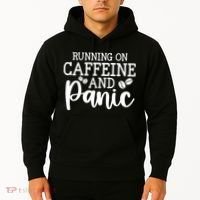 Running On Caffeine And Panic Hoodie thumb 2