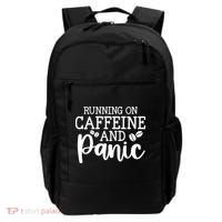Running On Caffeine And Panic Backpack thumb 0