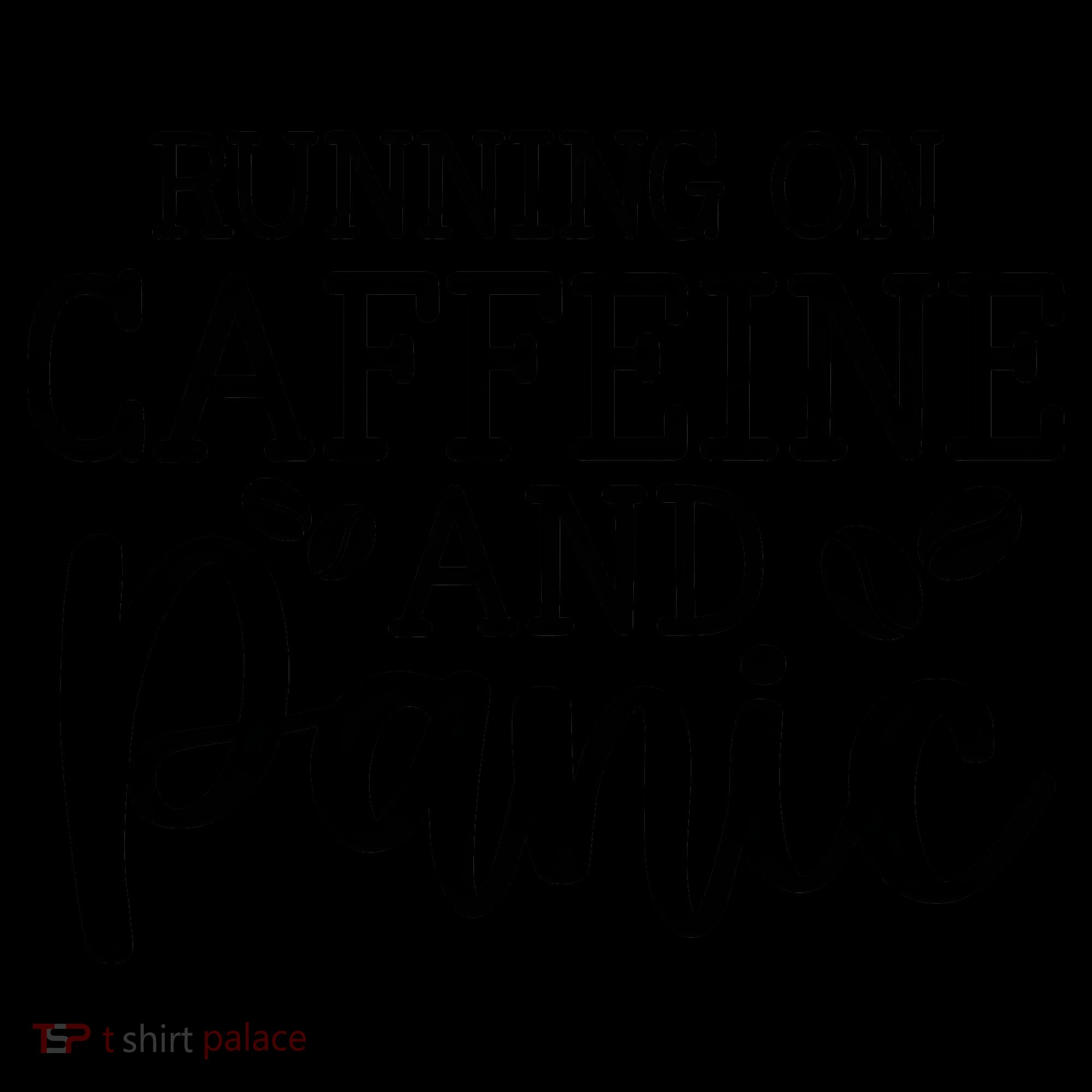 Running On Caffeine And Panic Coffee Mug