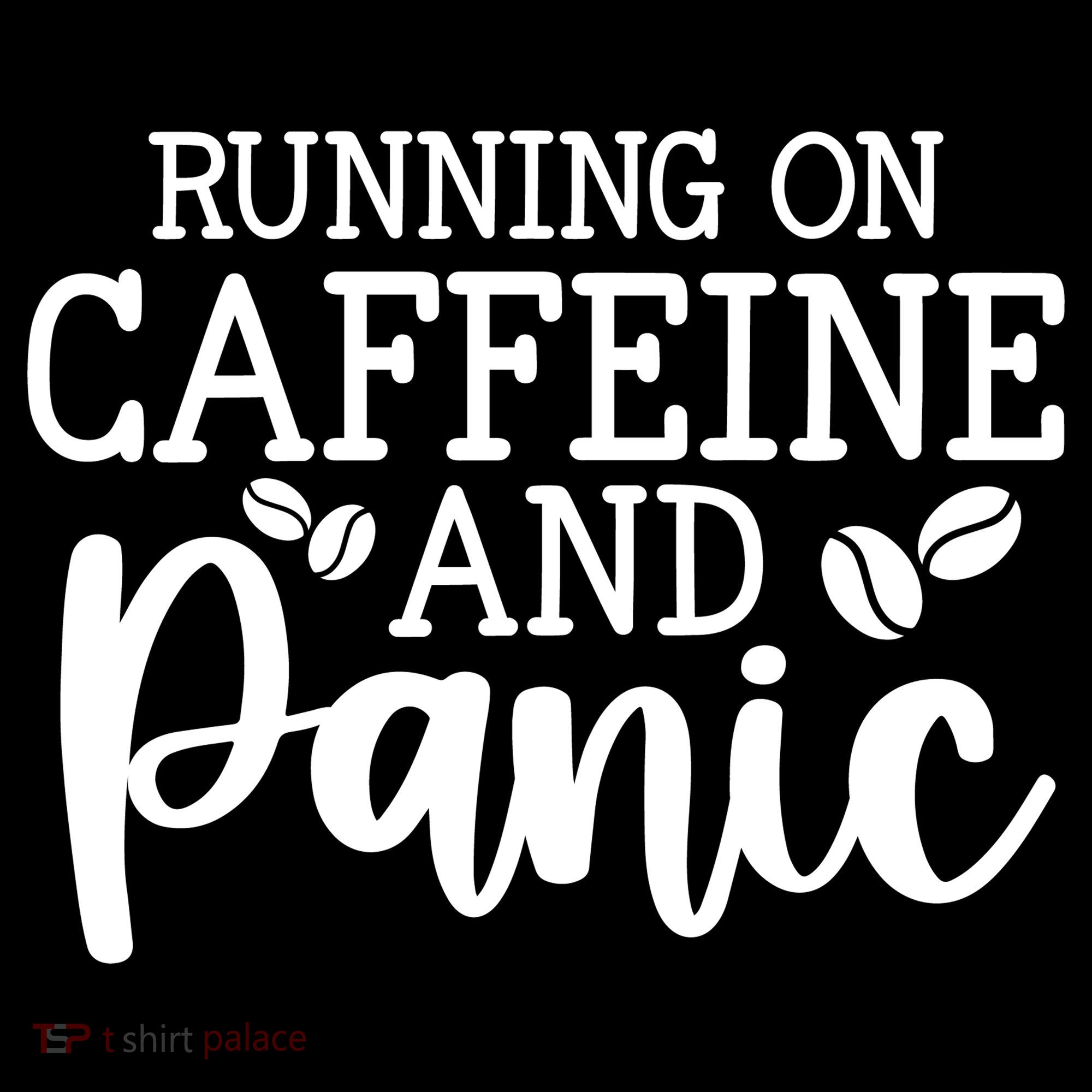 Running On Caffeine And Panic Women's Hoodie