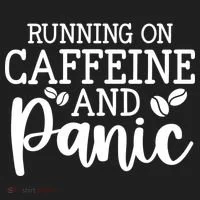 Running On Caffeine And Panic Tumbler thumb 3