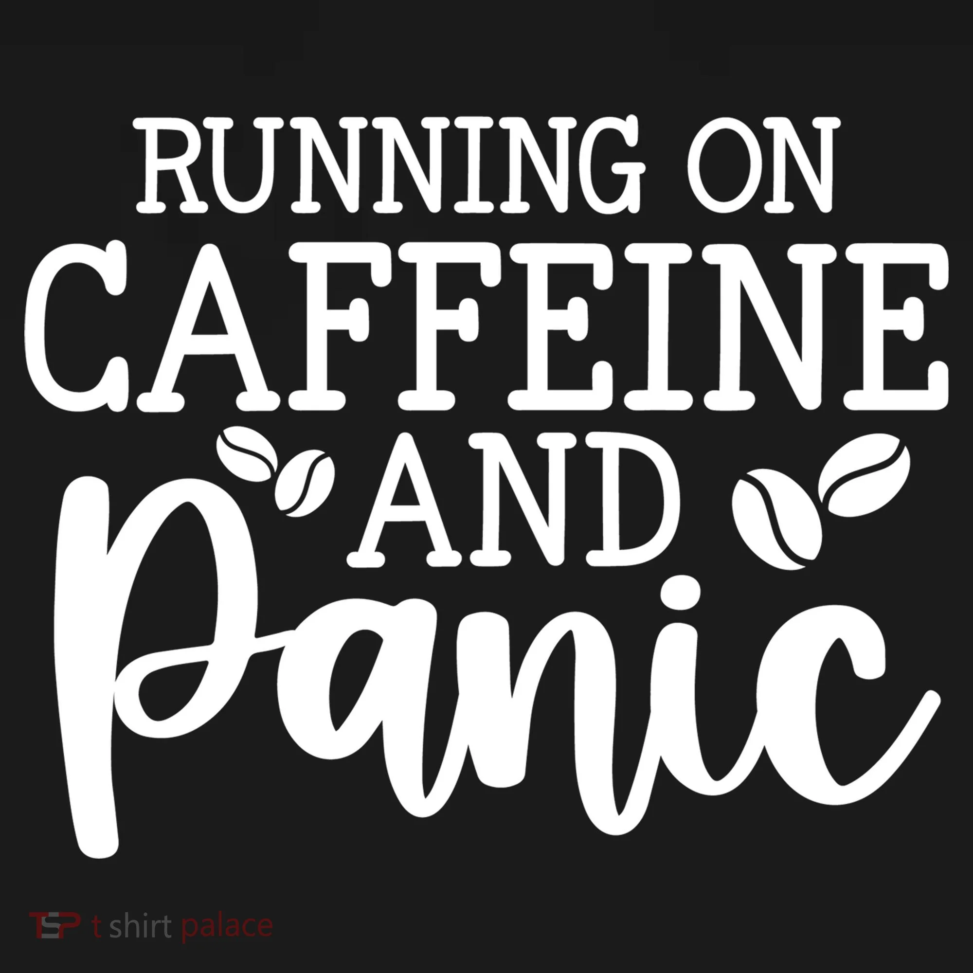 Running On Caffeine And Panic Women's Tank Top