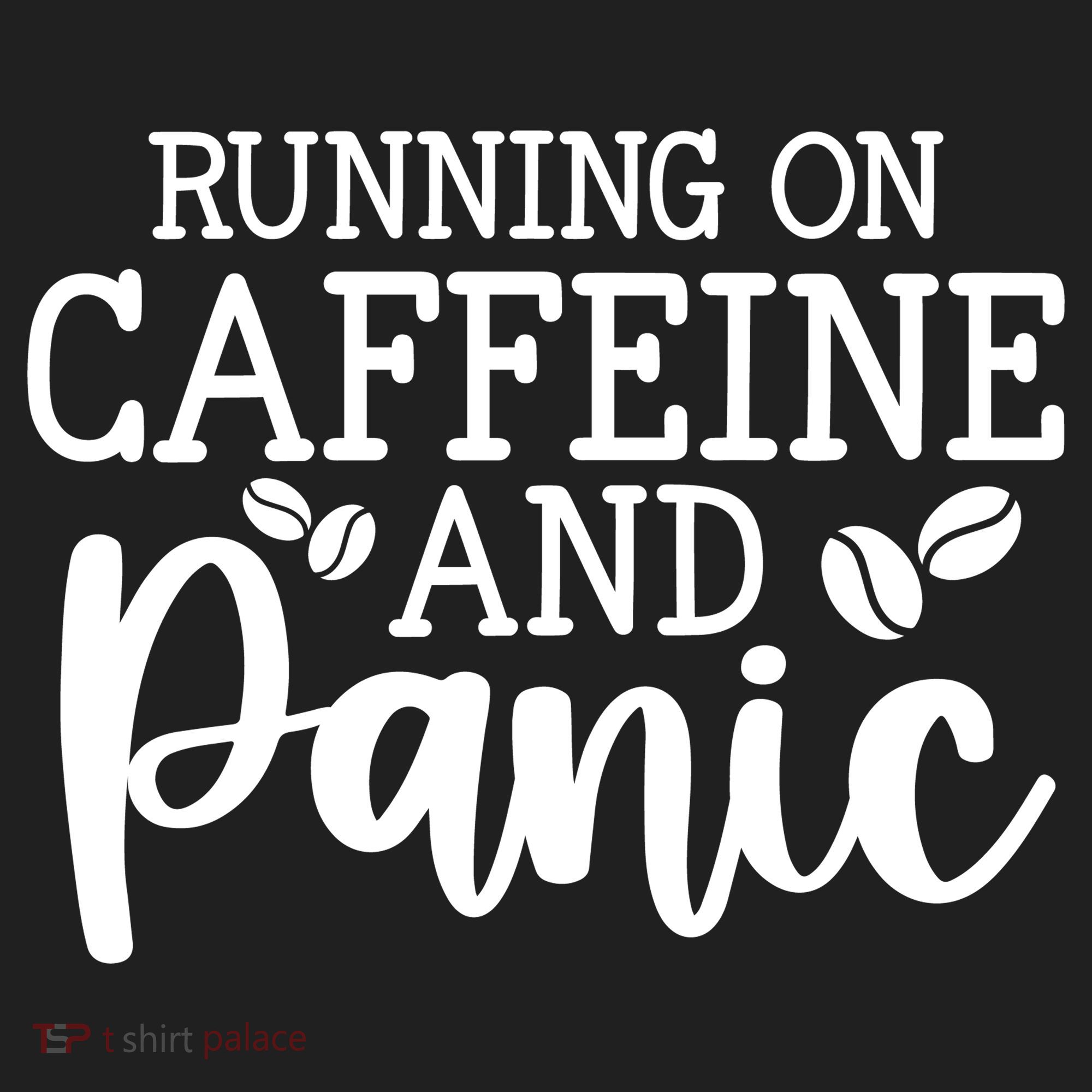 Running On Caffeine And Panic Kids Long Sleeve Plaid Pajama Set