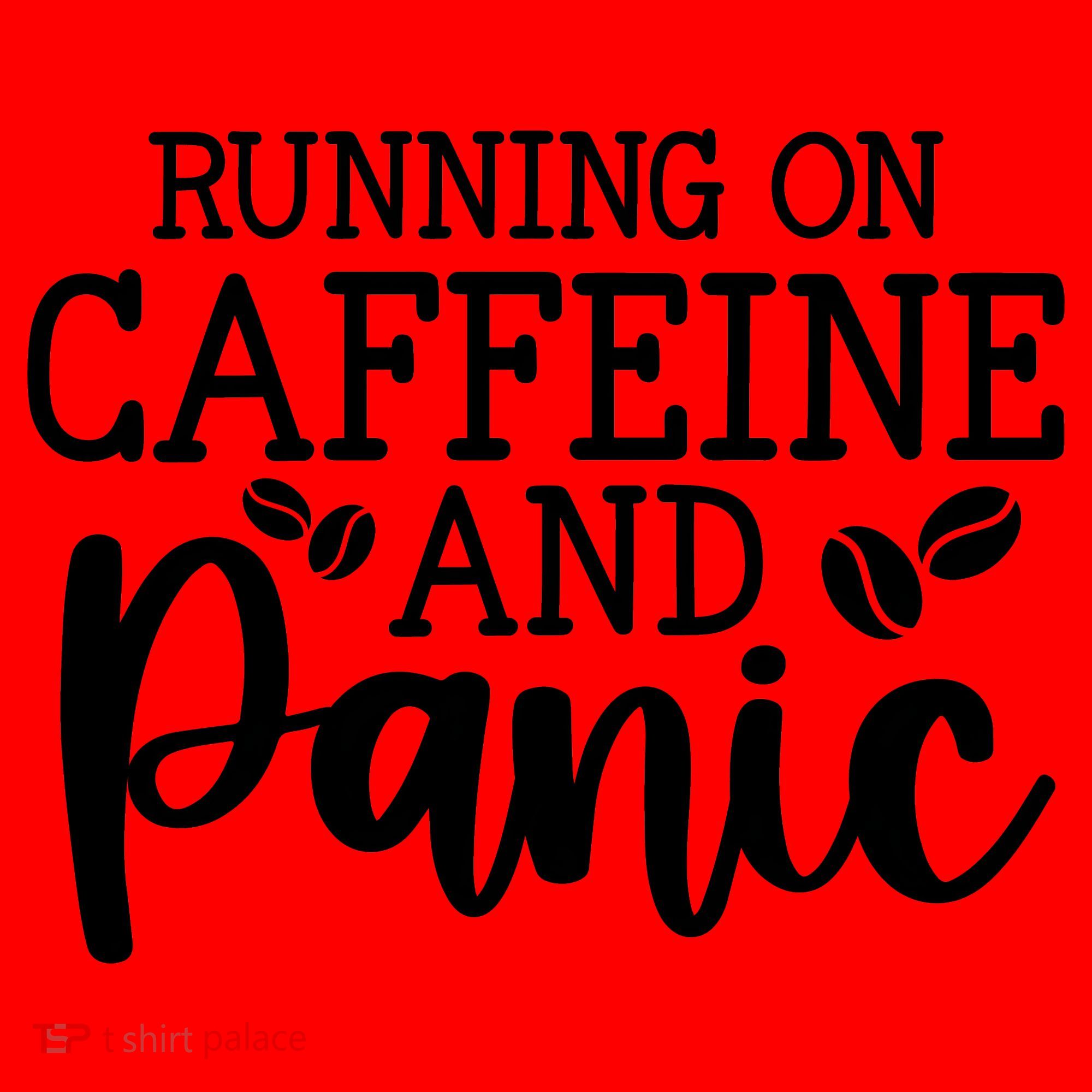 Running On Caffeine And Panic Santa Hat