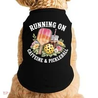 Running On Caffeine & Pickleball Doggie Tank thumb 0