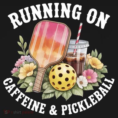 Running On Caffeine & Pickleball Ornament