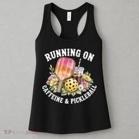 Running On Caffeine & Pickleball Women's Tank Top thumb 3