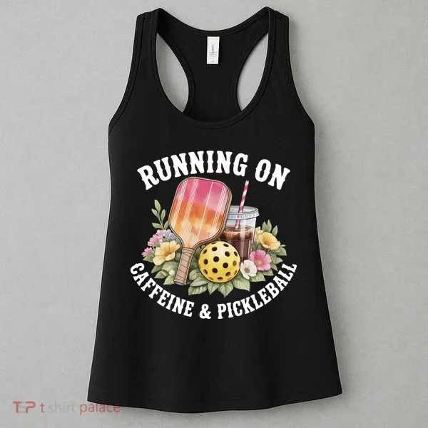 Running On Caffeine & Pickleball Women's Tank Top