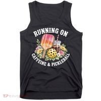 Running On Caffeine & Pickleball Tank Top thumb 0