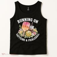 Running On Caffeine & Pickleball Tank Top thumb 2