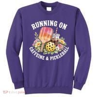 Running On Caffeine & Pickleball Sweatshirt thumb 0
