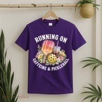 Running On Caffeine & Pickleball T-Shirt thumb 2
