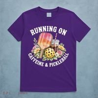 Running On Caffeine & Pickleball T-Shirt thumb 5