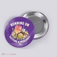 Running On Caffeine & Pickleball Button thumb 0