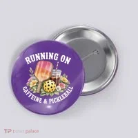 Running On Caffeine & Pickleball Button thumb 0
