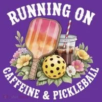 Running On Caffeine & Pickleball Button thumb 1