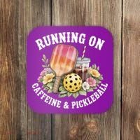 Running On Caffeine & Pickleball Coaster thumb 0